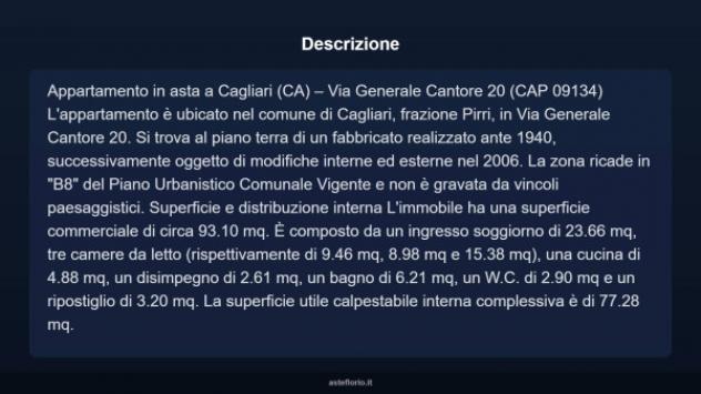 Immobile in asta di 93 m² con più di 5 locali in vendita a Cagliari - Foto 4