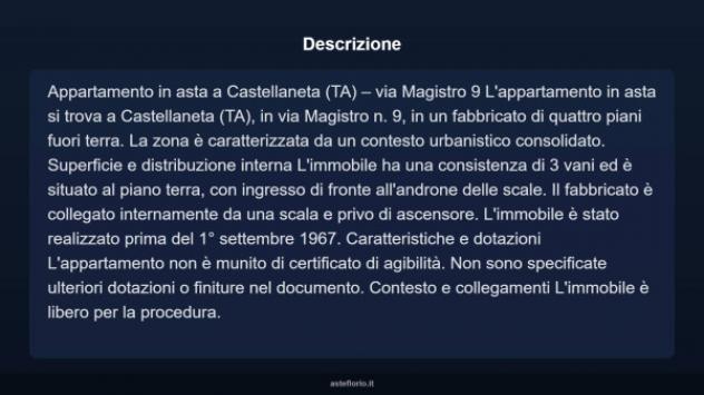 Immobile in asta di 21 m² in vendita a Castellaneta - Foto 11