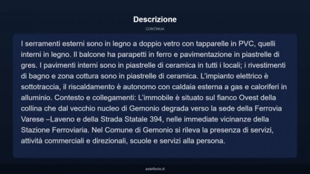 Immobile in asta di 54 m² in vendita a Gemonio - Foto 7