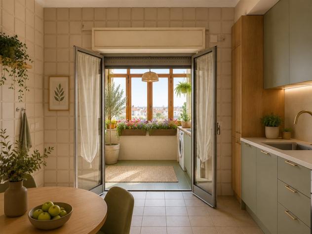 Elegante appartamento 6 vani al settimo piano con box esclusivo e tripla esposizione in Via D'Amelio - Foto 12