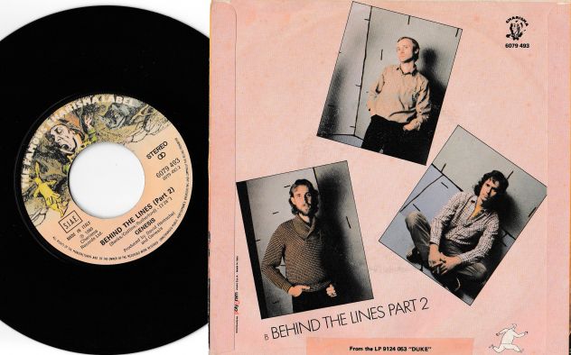 GENESIS - Turn it on Again / Behind the Lines (part 2) 7'' / 45 giri 1980 Italy - Foto 2