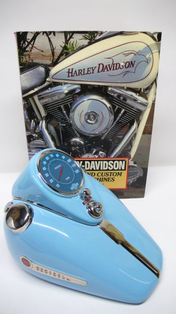 Harley davidson vintage biscottiera più libro - Foto 2