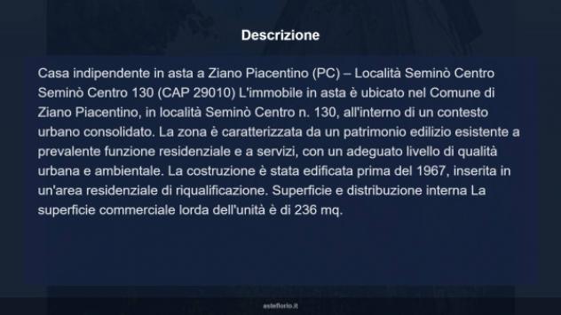 Immobile in asta di 236 m² con più di 5 locali e box auto in vendita a Ziano Piacentino - Foto 15