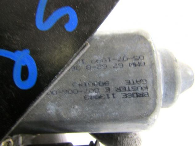 67628360512 MOTORINO MECCANISMO ALZA-VETRO ALZA-CRISTALLO PORTA POSTERIORE SINISTRA BMW SERIE 5 530D E39 3.0 D 135KW AUT 5P (1999) RICAMBIO USATO 5135 - Foto 4