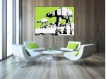 Quadro Pop Art Dart Fener Star Wars dipinto a mano