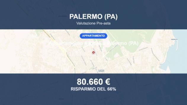 Immobile in asta di 77 m² in vendita a Palermo