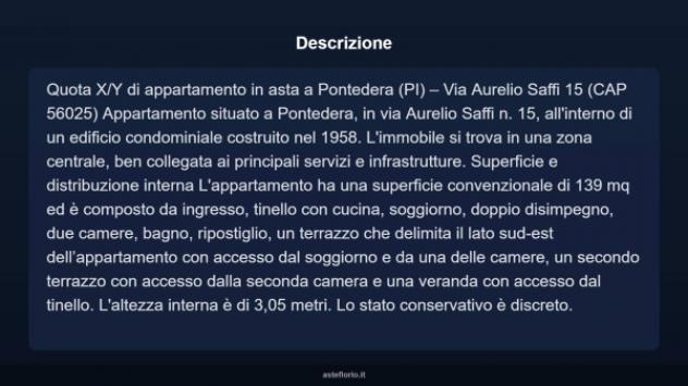 Immobile in asta di 139 m² con più di 5 locali in vendita a Pontedera - Foto 18