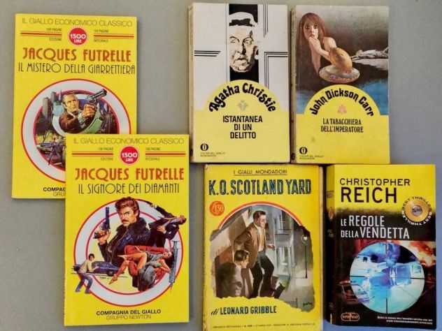 LIBRI GIALLI stampati dal 1936 al 2016: 27 di Mondadori + 19 volumi di altri ed. - Foto 4