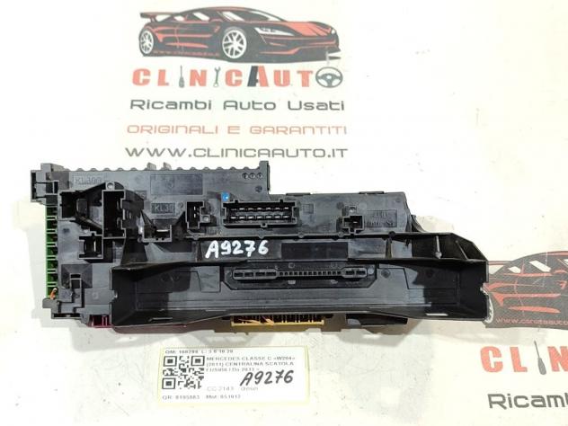 CENTRALINA PORTA FUSIBILI MERCEDES Classe C Berlina W204 2° Serie 168298 651912 diesel 2143 (11) - Foto 2
