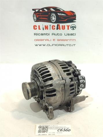 ALTERNATORE VOLKSWAGEN Golf 6 Plus 03C903023A CAX benzina 1390 (0812)