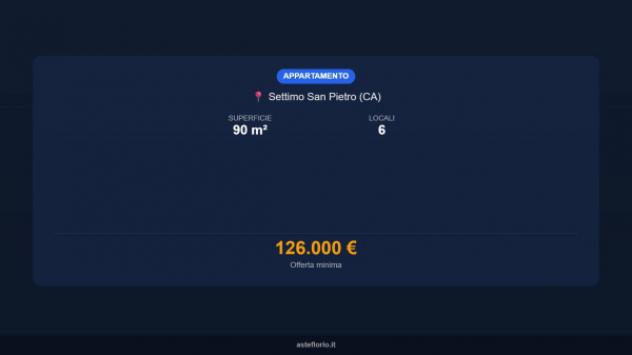 Immobile in asta di 90 m² con più di 5 locali in vendita a Settimo San Pietro - Foto 11
