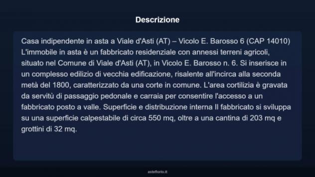 Immobile in asta di 550 m² con più di 5 locali in vendita a Viale - Foto 11