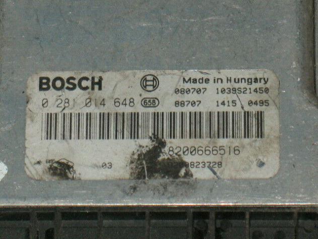 0281014648 ECU CENTRALINA VIVARO 2.0 DCI 0281014648 8200666516 8200823728 - Foto 2