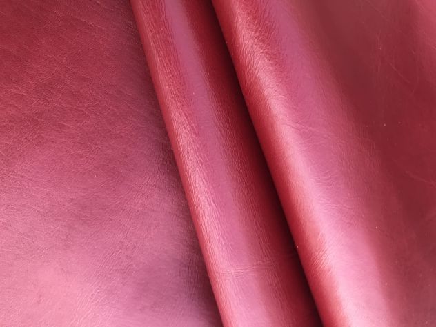 Pelle nappa rosso scarlatto da pelletteria