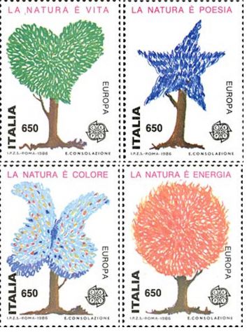 ITALIA francobolli serie: SALVAGUARDIA NATURA - Foto 3
