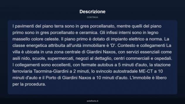 Immobile in asta di 328 m² con più di 5 locali in vendita a Giardini-Naxos - Foto 13