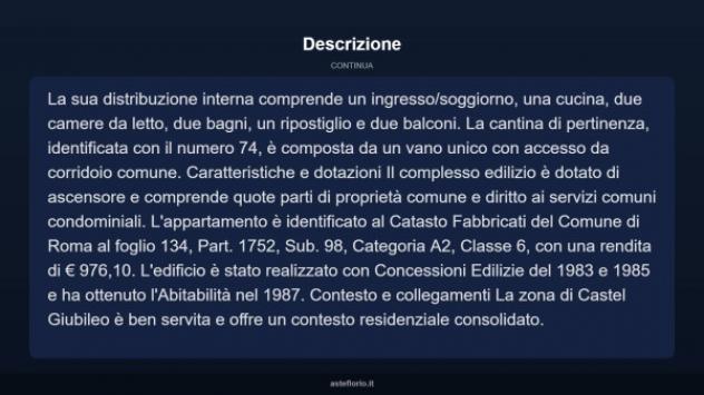 Immobile in asta di 93 m² in vendita a Roma - Foto 11