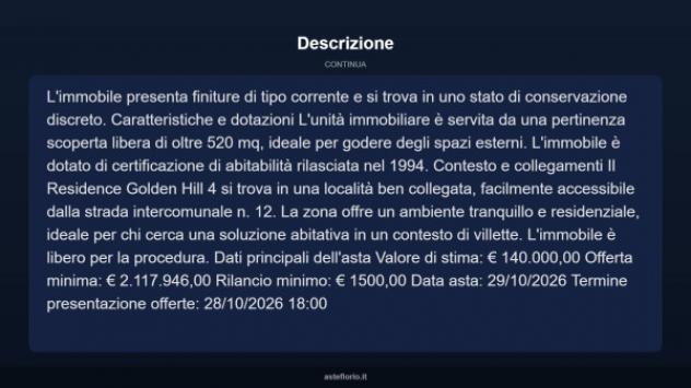 Immobile in asta di 107 m² in vendita a Trabia - Foto 5