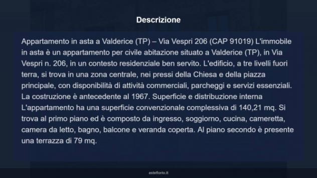 Immobile in asta di 140 m², box auto in vendita a Valderice - Foto 16