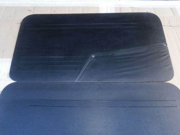 Pannelli porta anteriori Fiat 850 berlina neri NUOVI - Foto 2