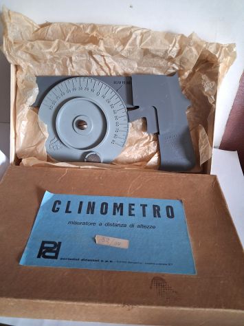 CLINOMETRO Vintage   PD periodici didattici S.p.A Bergamo. Misuratore a distanza - Foto 3