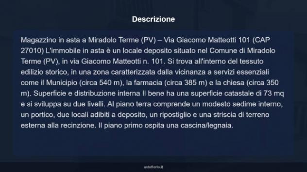 Immobile in asta di 73 m² in vendita a Miradolo Terme - Foto 10