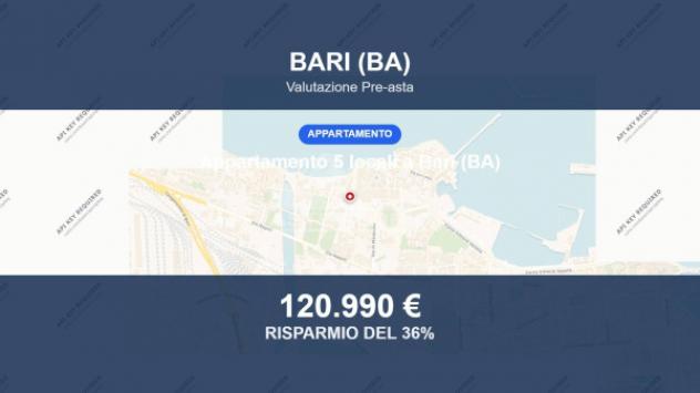 Immobile in asta di 98 m² in vendita a Bari