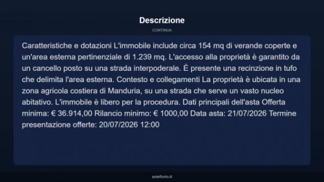 Immobile in asta di 81 m² in vendita a Manduria - Foto 4