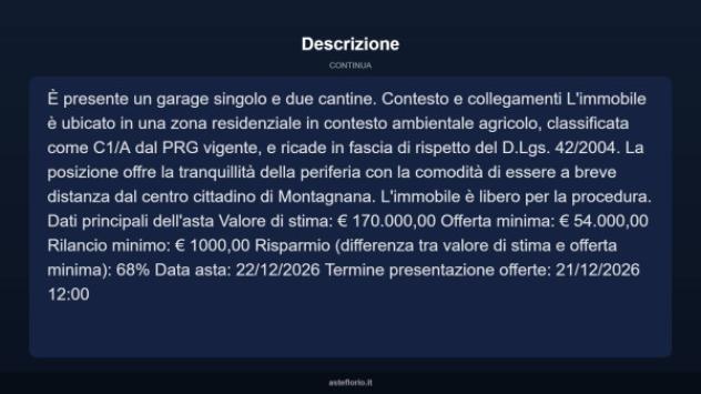 Immobile in asta di 214 m² con più di 5 locali e box auto in vendita a Montagnana - Foto 18