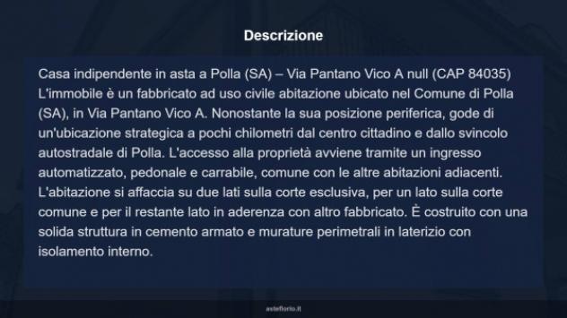Immobile in asta di 275 m² con più di 5 locali e box auto in vendita a Polla - Foto 6