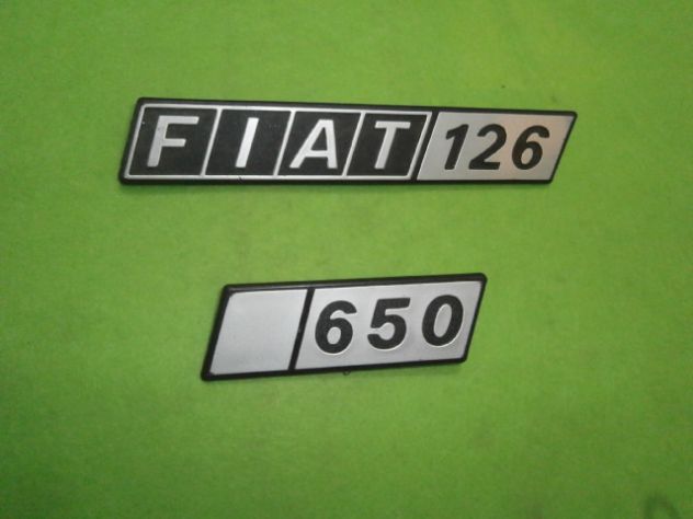 Fiat 126 personal 126 personal 4 126 650 Scritte targhette posteriori Fiat 126 - Foto 6