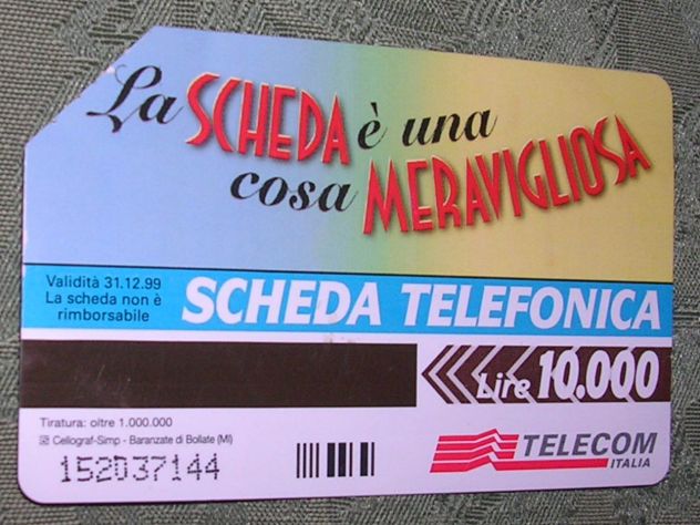SCHEDA TELEFONICA ITALIA 32U