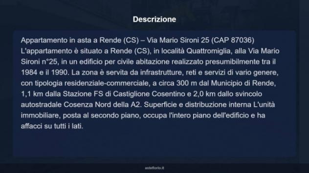 Immobile in asta di 156 m² con più di 5 locali in vendita a Rende - Foto 17