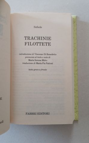 SOFOCLE - Trachinie Filottete - Foto 2