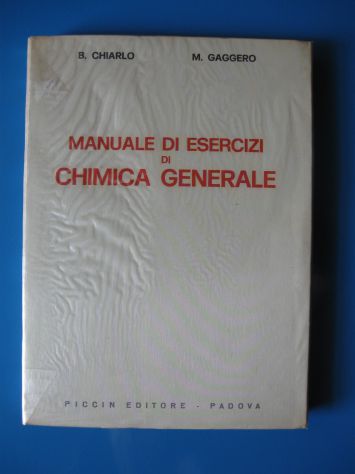 CHIMICA GENERALE (esercizi)