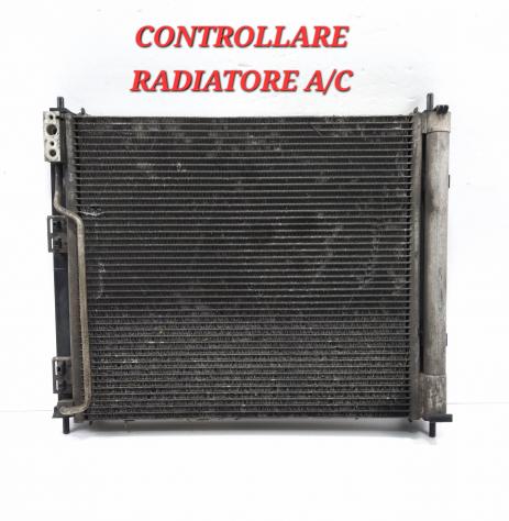 COPPIA RADIATORI A/C E ACQUA NISSAN NV200 1° Serie 21410-3LS0A K9K 892 Diesel 1500 (09)