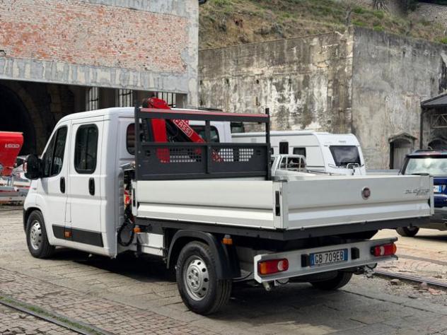 FIAT Ducato 140CV DOPPIA CABINA GRU E CASSONE FISSO rif. 24115268 - Foto 3