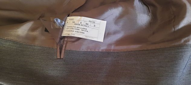 ABITO/VESTITO ELEGANTE UOMO GRIGIO “ALESSANDRO UOMO” DA CERIMONIA/FESTA TAGLA:50 - Foto 10