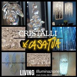 Restauro e modifiche x lampadario di vetro o cristalli per lampade e lampadari