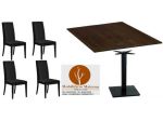 Set Cod524 Tavoli Sedie Cagliari Arredo Ristorante Bar Pizzeria Nuovi non Usati