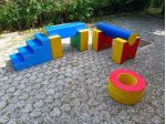 Wehrfritz set 8 moduli morbidi in schiuma per percorsi motori bambini