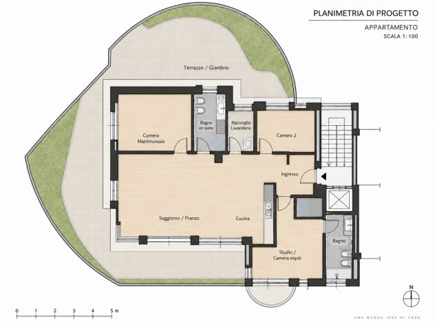 Cassia San Godenzo -157 mq - terrazzo - posto auto - Foto 8