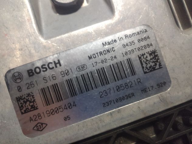 ECU SMART FORTWO 0261s16901 237105821r 237109036r ME17 9.20 Smart Fortwo Brabus - Foto 6