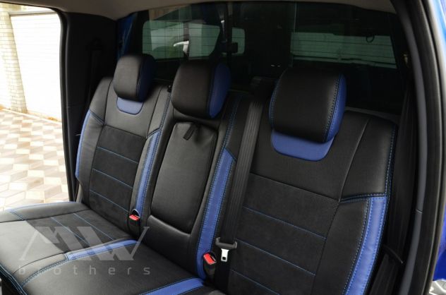 Coprisedili Con Tasca Posteriore Coprisedili In Pelle Per Auto BREMER SITZBEZÜGE Coprisedili Per Ford Ranger 3 910 Sedile Riscaldato Auto Coprisedili Nero Marrone