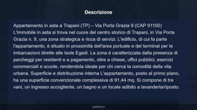 Immobile in asta di 91 m² in vendita a Trapani - Foto 11