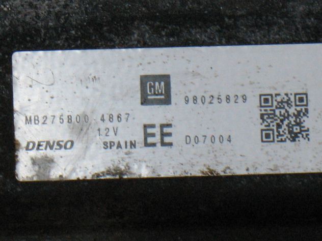 98025829 ECU CENTRALINA OPEL ZAFIRA ASTRA GM 98025829 MB275800-4867 MB2758004867 - Foto 2