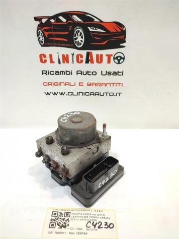 CENTRALINA ABS TOYOTA Auris Serie (E180) 44540-02380 0265242074 1ZRFAE benzina 1598 (1218)