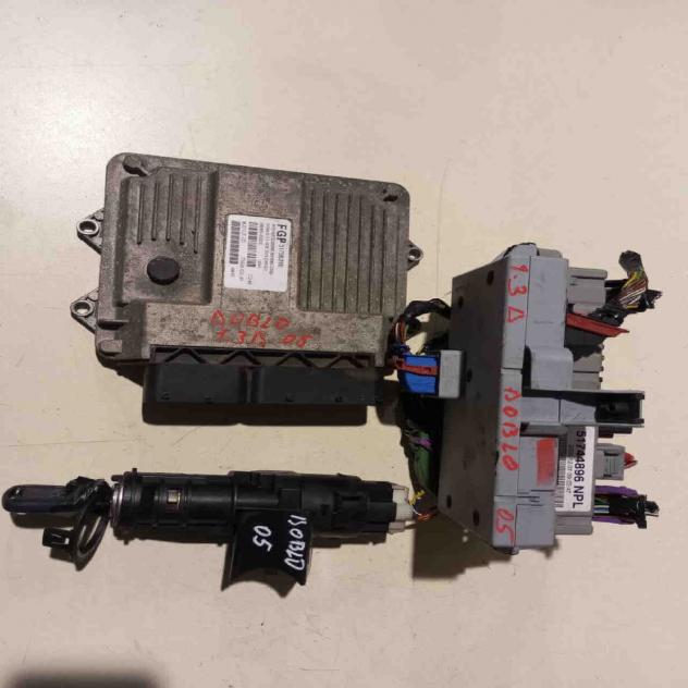 KIT CENTRALINA MOTORE FIAT Doblo Serie fgp 51758210 diesel 1.3 (0005)
