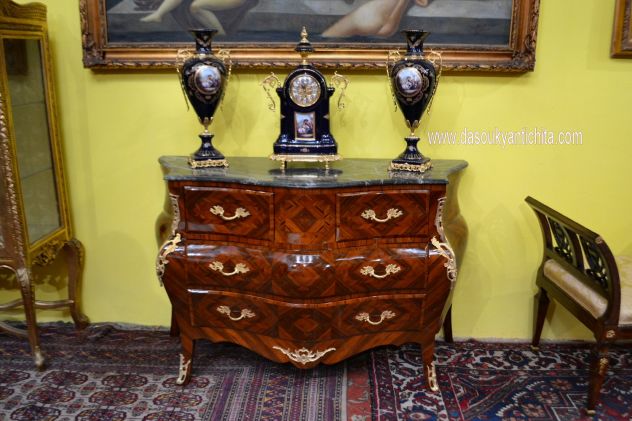 Commode-cassettone stile Luigi XV - Foto 2