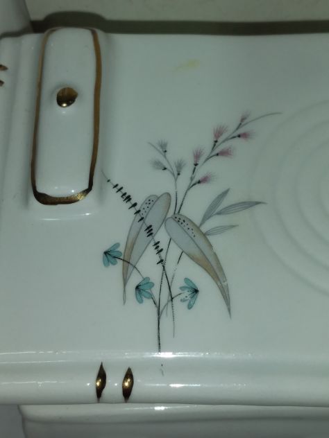 COFANETTO IN CERAMICA ARTISTICA RF FILETTATAORO ZECCHINO VINTAGE - Foto 8